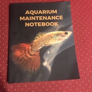 🩵3/$10 Deal!-Aquarium Maintenance Notebook